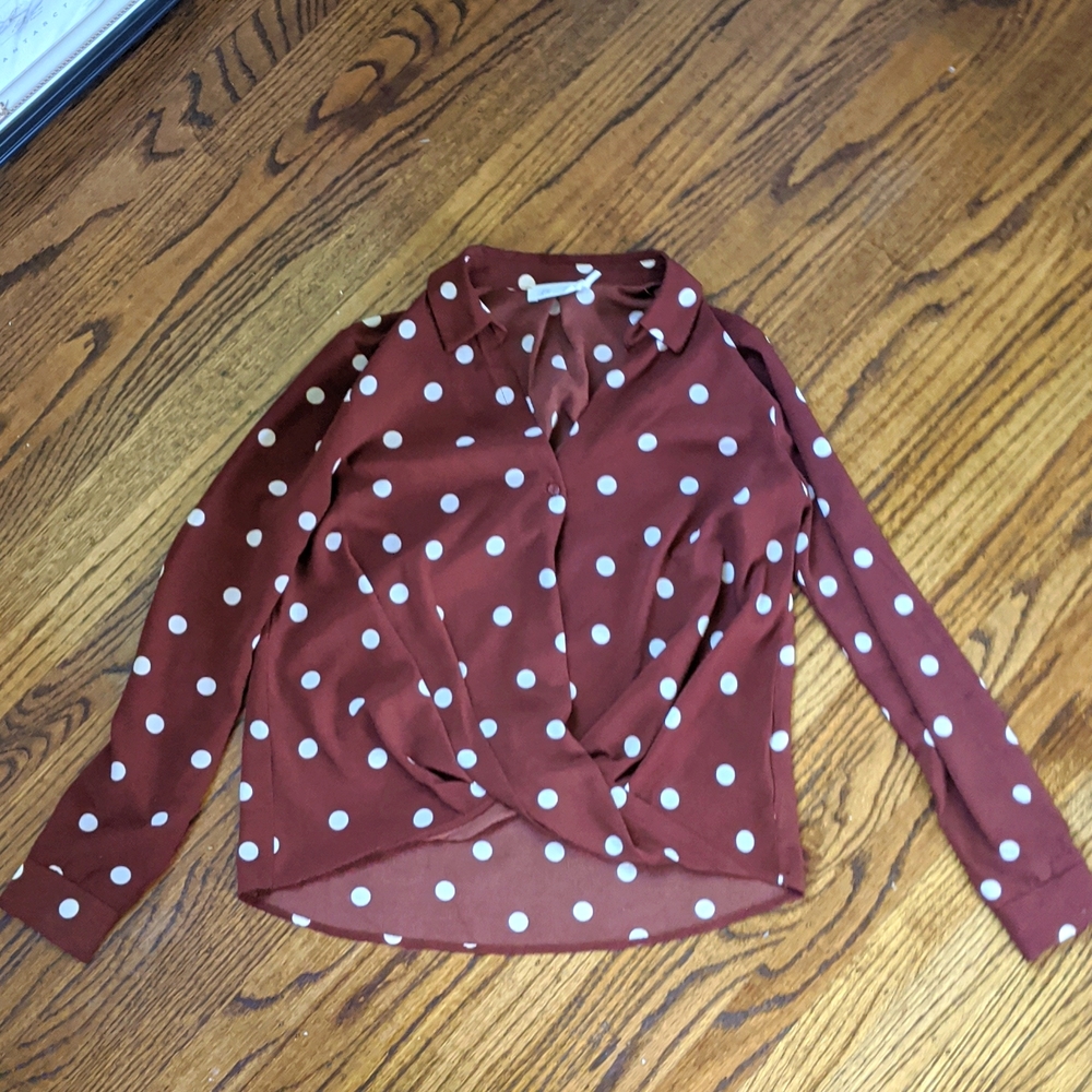 All in Favor Blouse Twist Front